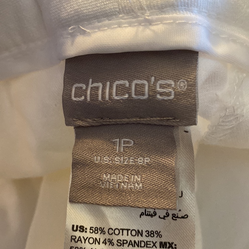 Chicos Pull On Cropped Pants - image 5